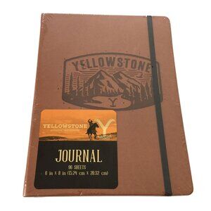 YELLOWSTONE  Logo Journal 96 Sheets Authentic Merchandise 6" x 8"